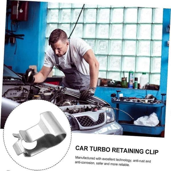 Turboholderklips i rustfritt stål for bil, for seteaktuator og kompressor - Motorfester