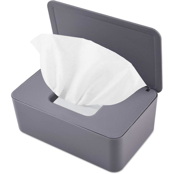 Vådservietter Opbevaringsboks, Servietter Dispenser Holder Tissue Opbevaringsboks Etui Med Låg Støvtæt