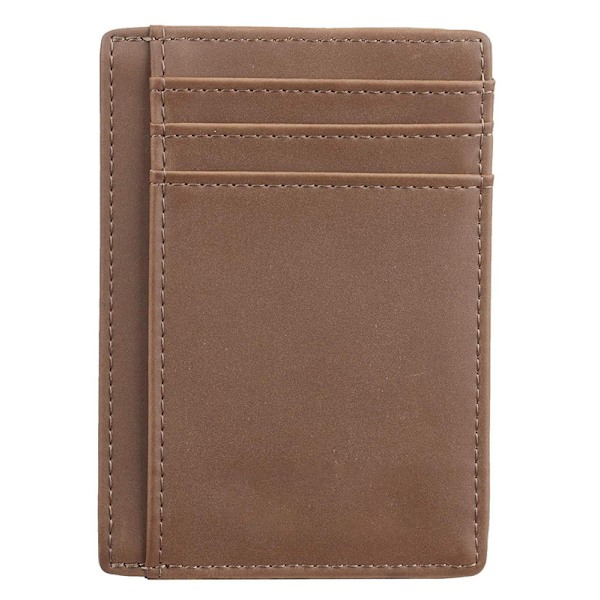 (Black) RFID-Blocking Wallet for Men with Zipper Coin Pocket