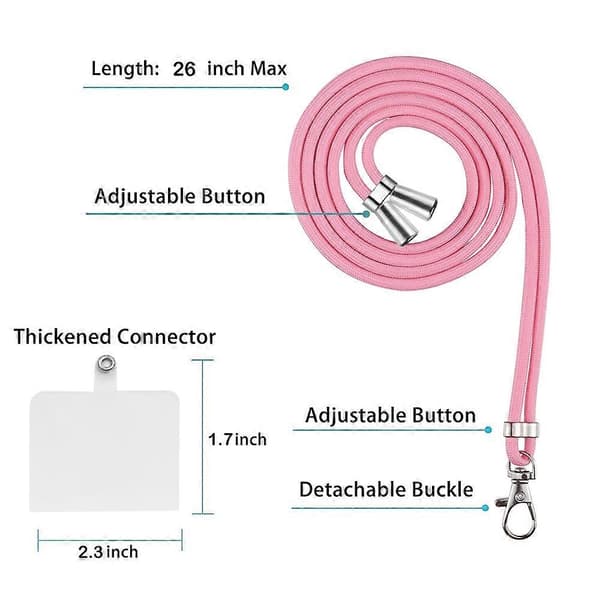 Marmor IMD-deksel med snor for Motorola Moto E13 Pink