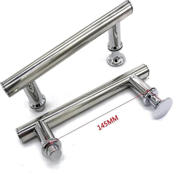 145mm (14,5cm) Krom ABS Dusjdørhåndtak, Hull til Hull 2 Stykker
