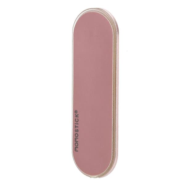MOMO STICK Smarttelefonstativ og stropp Fingerholder Klebrighet 3-girs justerbar ABS Rosa