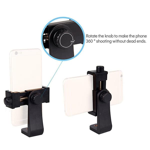 Universell mobiltelefonhållare 360 smartphone compound båge adapter för smartphone kamera 2 installationsmetoder