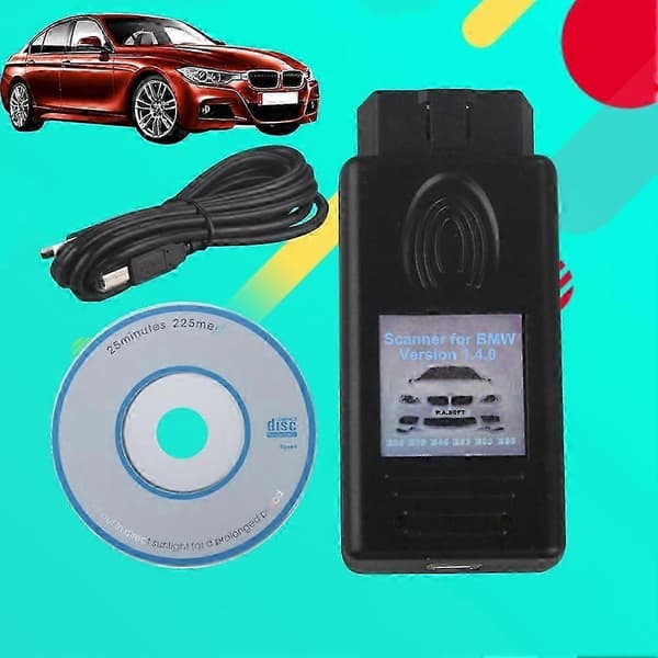 Diagnostisk aldrig låsende 1.4.0 version Auto Scanner Værktøj til BMW E38 E39 E46