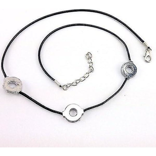 Itachi Uchiha Anime Cosplay Halsband med tre ringar