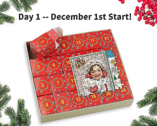 Julekalender Julekalender Puslespil 1000 Brikker