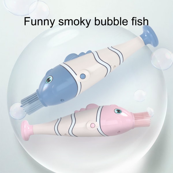 Elastinen Bubble Machine Toy Girl Electric Bubble Blowing Space Fish 70ml