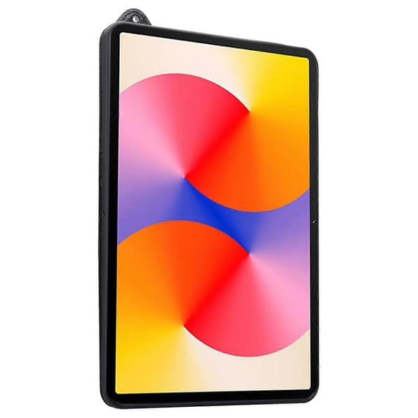 Læder tablet cover med håndstrop og støttefod til Honor Pad X8a Multicolor Black
