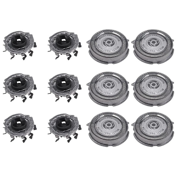 6 kpl SH50 Vaihtoterät Philips Norelco Series 5000 Partakoneille, S5000 S5420 S5380 S5351 MultiPrecision-Terät
