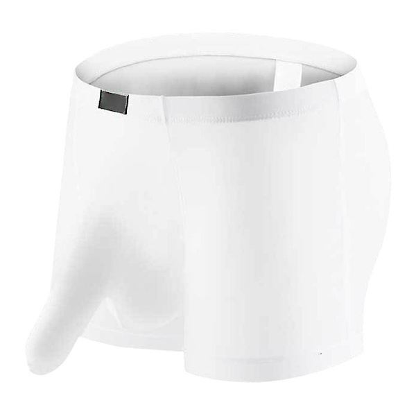 Mäns underkläder boxershorts mjuka andningsbara underbyxor boxershorts elefant näspanties enfärgade L