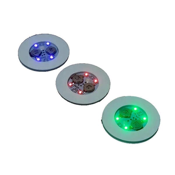 5 KPL LED-lasinalunen Valoisat pullotarrat Valot Lamput D