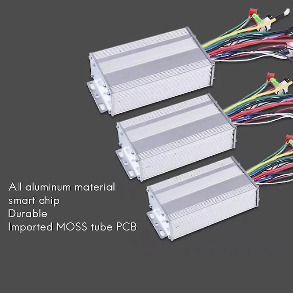 36V 500W 12 putken harjaton ohjain alumiiniseos E-Bike harjaton moottorin ohjain sähköpyörälle skootterille