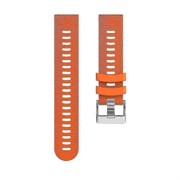 Udskiftningssilikonearmbåndsurrem kompatibel med Forerunner 245 Orange