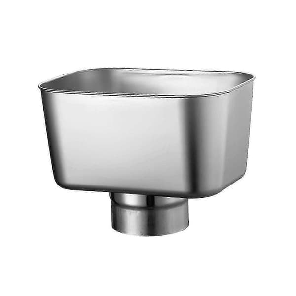 Nedløbsrørsadapter - Bærbar tagrender afløbsforbindelse for nem regnvandsinstallation på vægge og tage Pipe Diameter 76mm