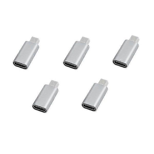 5 stk. Usb C til Mini Usb 2.0 Adapter Type C Hun til Mini Usb Han Konverter Adapter Til Mp3 Afspillere D