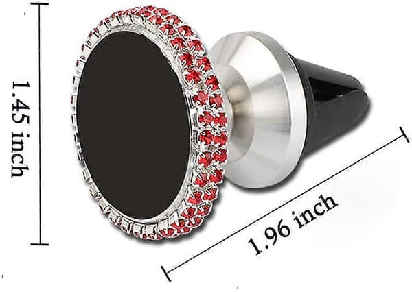 Bling Biltelefonhållare Universal Magnetisk Luftventil Biltelefonfäste