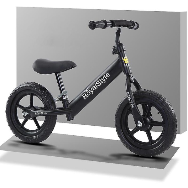 Children Balance No-Pedal Ultralight Cycling Practice Driving Bike - Svart Black