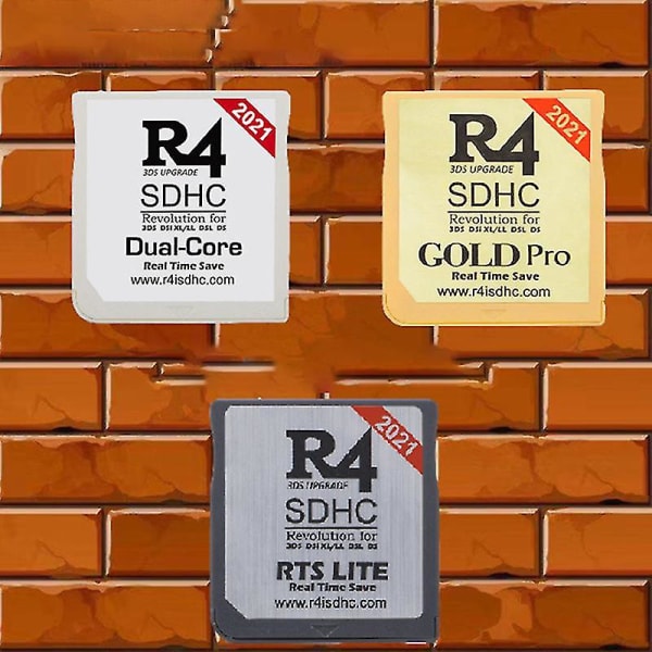 2023 R4 Gold Pro Sdhc til Ds/3ds/2ds/ Revolution-patron med Usb-adapter