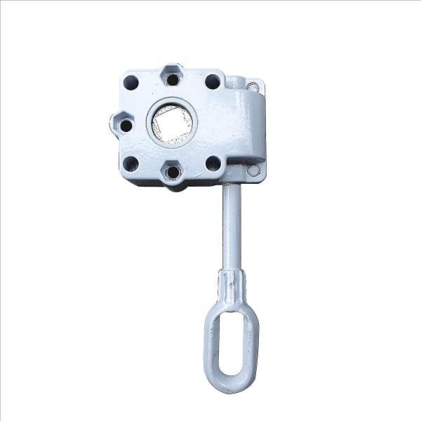 Awning Winch With Fixing Screws To The Bracket, White