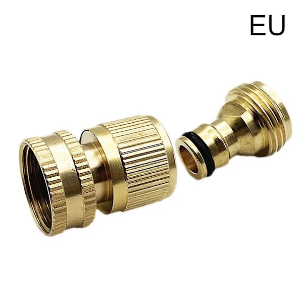 Hurtigkobling 3/4 tommer slangekobling messing nem montering hurtigkobling slangekoblinger han og hun haveartikler