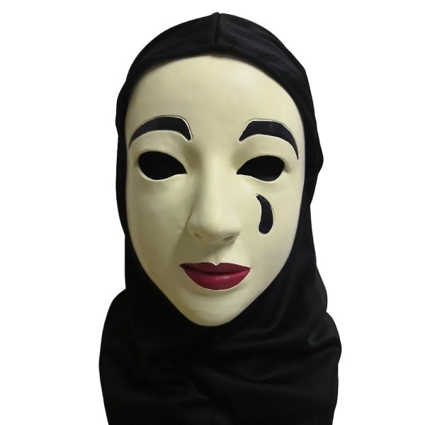 Halloween-film A Haunting In Venezia Skrekkmaske Helhodemaske Carnival Creepy Cosplay Latex Mask Festrekvisitter A