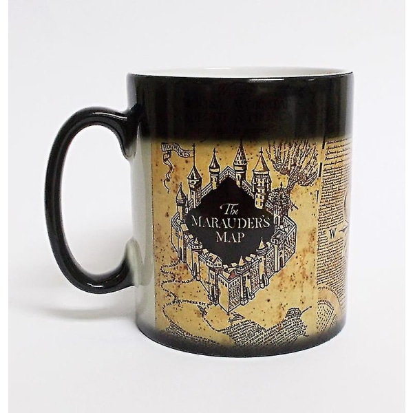 Light Magic Marauders Map 11oz fargeskiftende krus Sensitive keramiske kaffe te kopper kopp Beste gave til venner