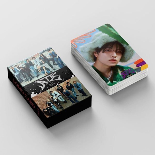 55 stk Kpop Stray Kids ATE fotokort, Stray Kids Merch, Kort, Stray Kids ATE, Album, Kort, Stray Kids fotokort til fans