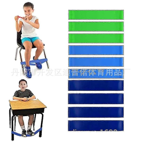 15 kpl Fidget-tuolinauhoja lapsille - Luokkahuoneen jalkatuki