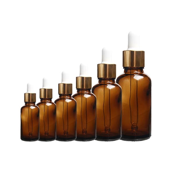 Brown Glass Container Essential Oil Liquid Perfume Aromatherapy Dropper Bottle 100ML