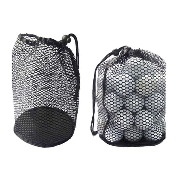 Golfboldtaske Sport Mesh Taske Mesh Snørepose Golfbold Opbevaringstaske Large