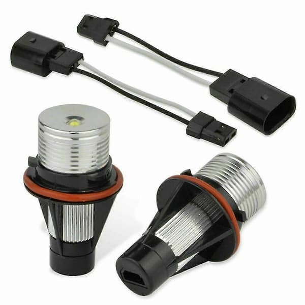 2 kpl LED Angel Eye -merkkivalopolttimoita BMW E39 E53 E60 E61 E63 E64 E65 E66 E87 525i 530i Xi 545i M5 -malleihin Yellow