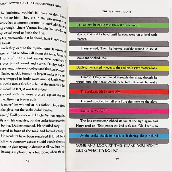 16 kpl dysleksinen ohjattu lukuliuska, värillinen korostuslukuviivain, telaviivain aloittelijan/opiskelijan lukijan itsenäiseen lukemiseen