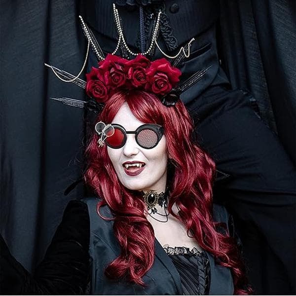 ##/Steampunk-lasit Rave-lasit Cosplay-lasit Steampunk##/