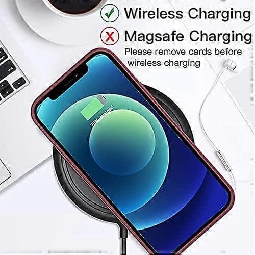 Flydende silikone tegnebogsetui til iPhone 12, iPhone 12 Pro 6,1 tommer (2020-udgave)