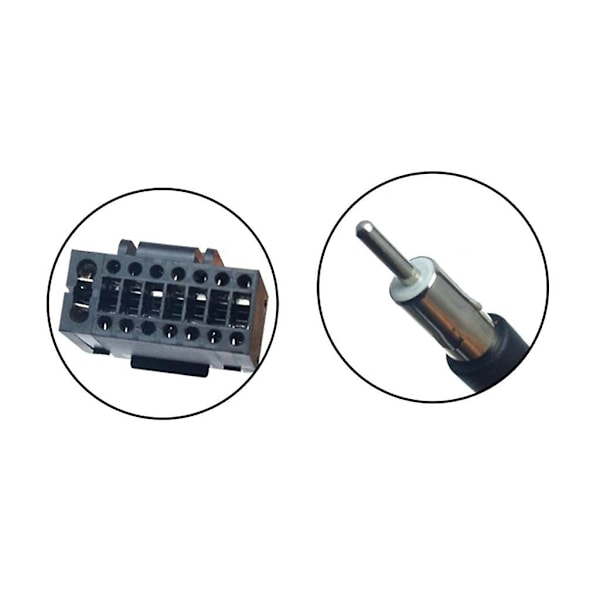 Bilstereo-kabelsett elektrisk ledningsadapter 16-pin for Toyota-biler