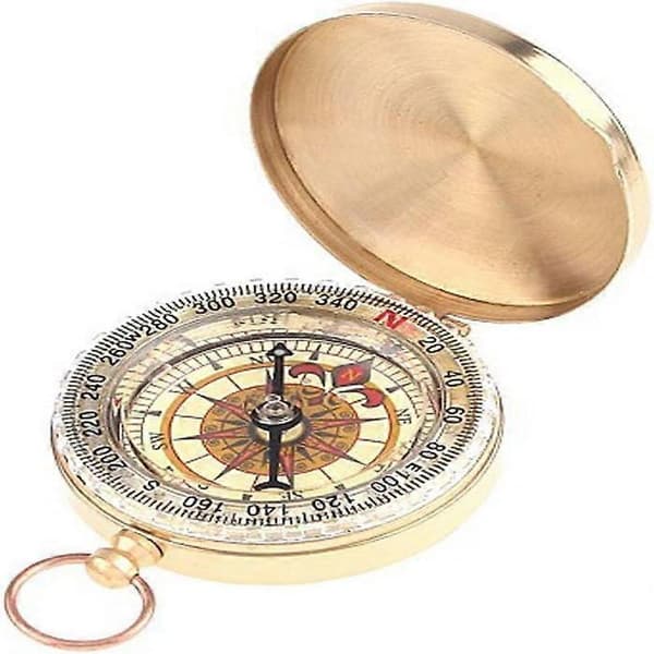 PPbean Klassinen taskukokoinen retkeilykompassi [HK]