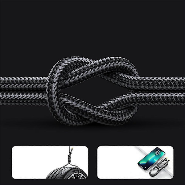 Braided Cable for iPhone USB-C - Lightning PD 20W 2m Blue