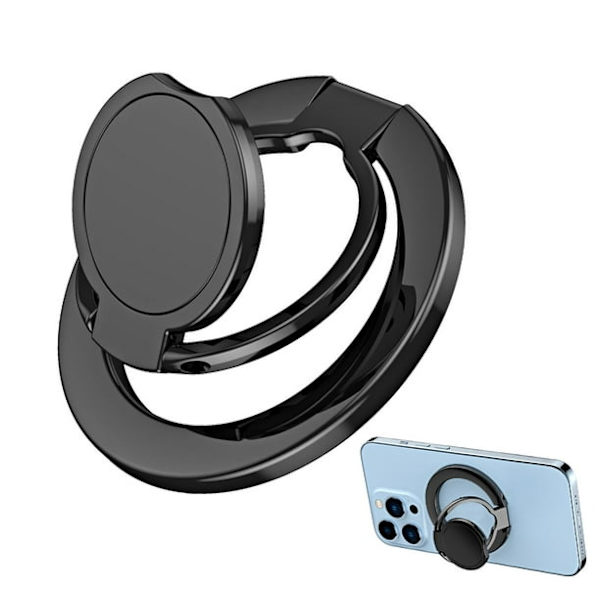 Telefonhållare Finger Kickstand Retractable 360° Rotation Tunn Mobiltelefon Bakre Grepp Fällbar Mobiltelefon Stativ