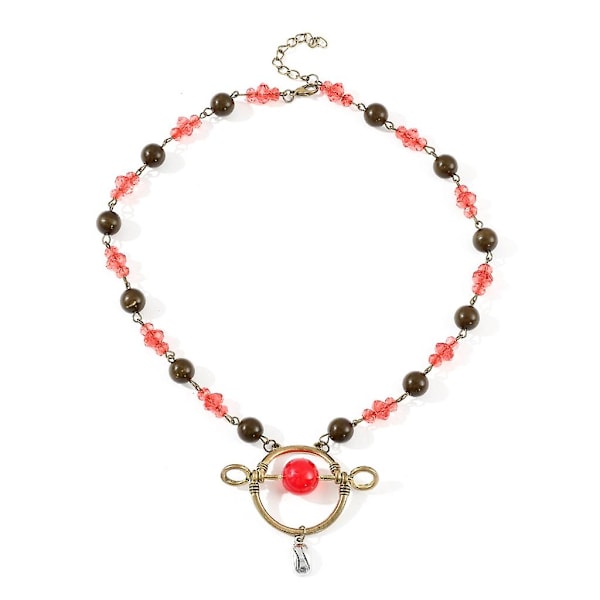Halsband med texten \"Witch Also Crazy\" för kvinnor, perfekt för julkläder och tillbehör