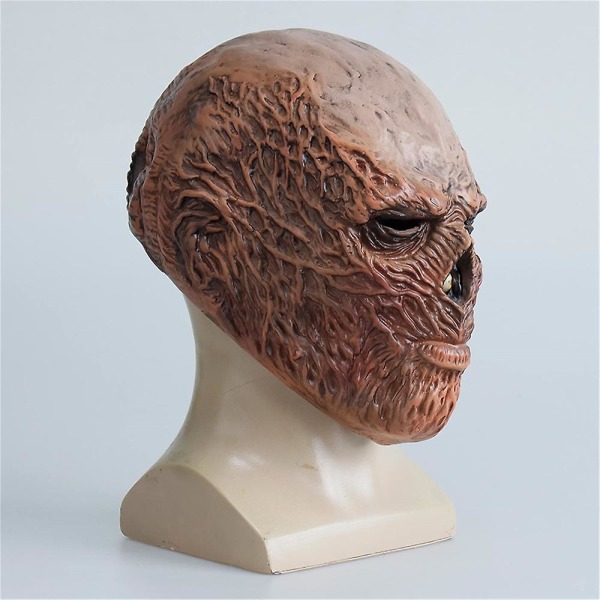 Stranger Things 4 Vecna ​​Latex Mask Mænd Kvinder Voksen Hovedbeklædning Halloween Horror Monster Evil Maske Kostume Fest Cosplay Rekvisitter Skin Color