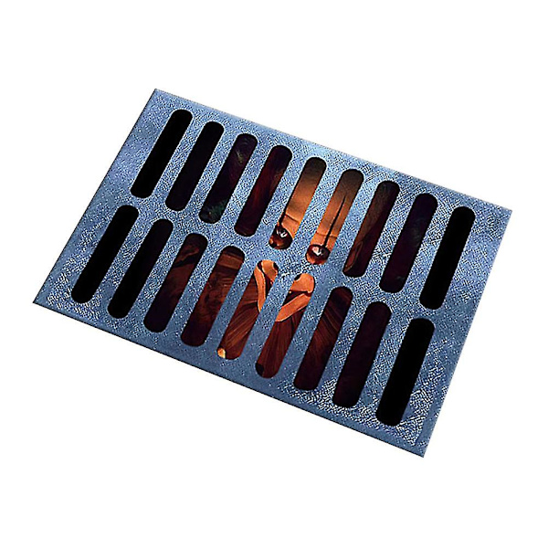 Halloween Clown Dörrmattor Avloppsclown Visuell Stun Matta Tredimensionell Vortex Golvmattor 3d Witch 50*80CM