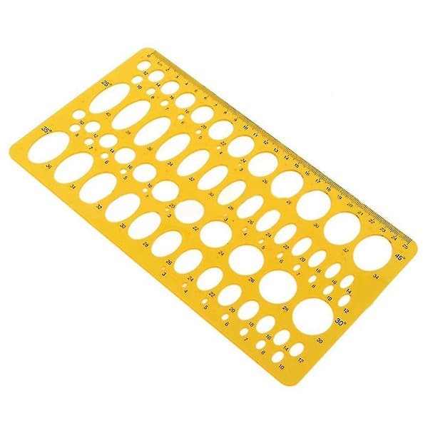 21cm/25cm Ellipse Drafting Drawing Stencil Mechanical Ruler Oval Round Template 21 cm