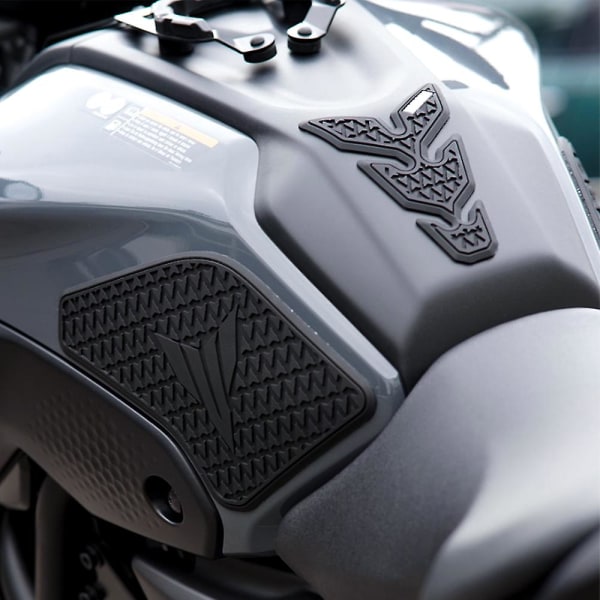 Born Pretty Motorcykel Tank Pad Pads För Yamaha Tankpad Klistermärke Sido Klistermärken Dekal Gas Knägrepp Skydd Dragkraft Mt 07 Mt07 Mt-07 2021
