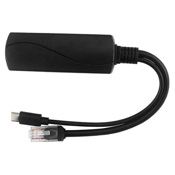 Poe Splitter Usb-c 5v Gigabit Poe Usb-c Adapter Ieee 802.3af Kompatibel Til Ip