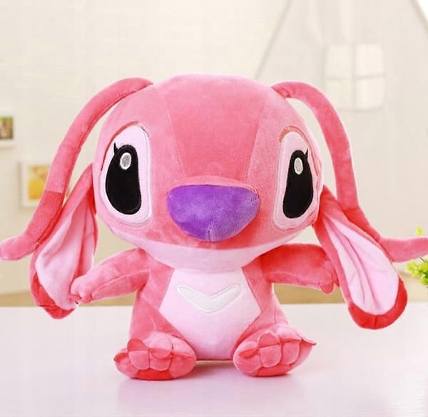 Iso Stich ja Lilo pehmolelu 35cm Pinkki blue