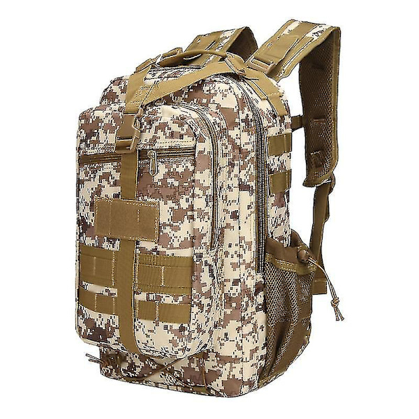Ulkoilmavuorikiipeilylaukku Camouflage Tactical Net Bag Ratsastusreppu Vaellusvarusteet Camping Net Bag Uusi 3p Reppu