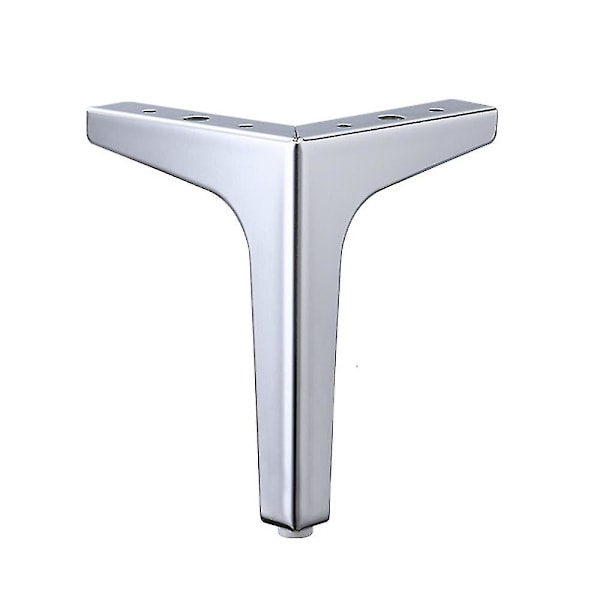 1/4 stk. Metalmøbel Sofa Ben Diy Skabfødder Møbelben Hjemmeindretning Silver 1PC 17cm