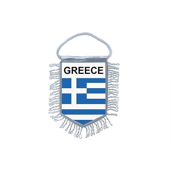 Fanion Mini Flagg Land Bil Dekor Grekenland Gresk