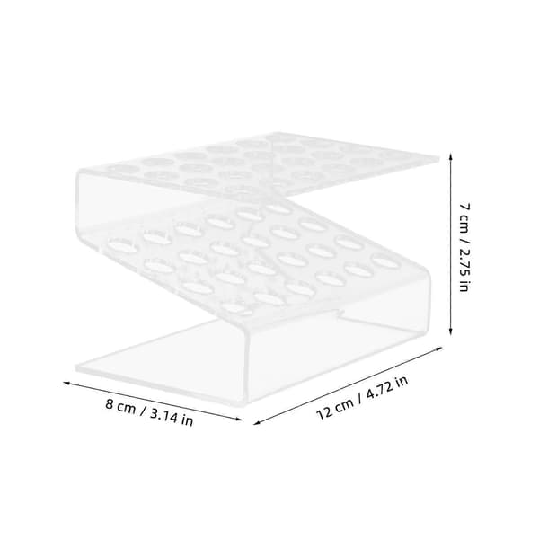 Akryl Penneholder Display Stand Blyant Børsteholder Multi-huller Organizer Rack til Kuglepenne Markører
