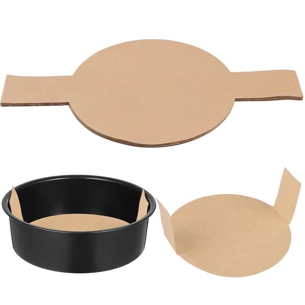 100 ark bagepapir runde kageform bagepapir non-stick bagepapir til bagning af kager, cheesecakes og airfryers